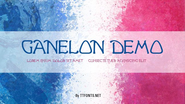 Ganelon Demo example