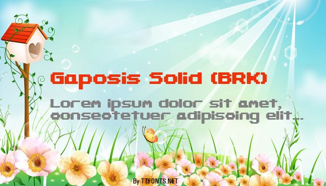 Gaposis Solid (BRK) example
