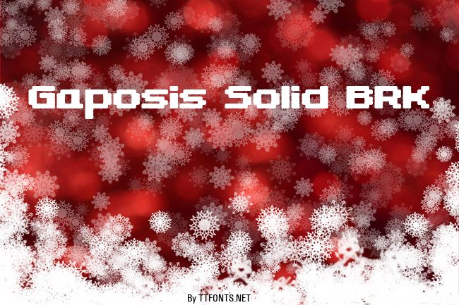 Gaposis Solid BRK example