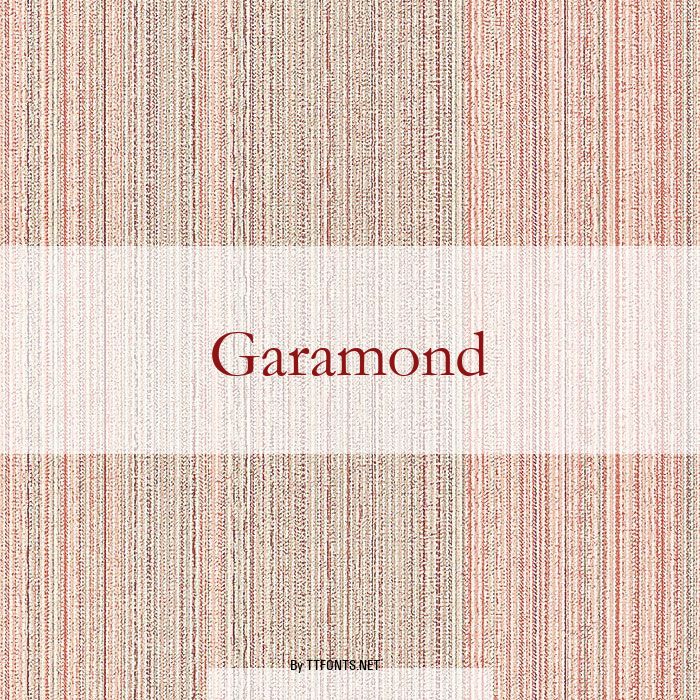 Garamond example
