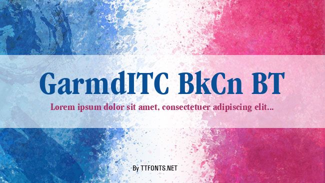GarmdITC BkCn BT example