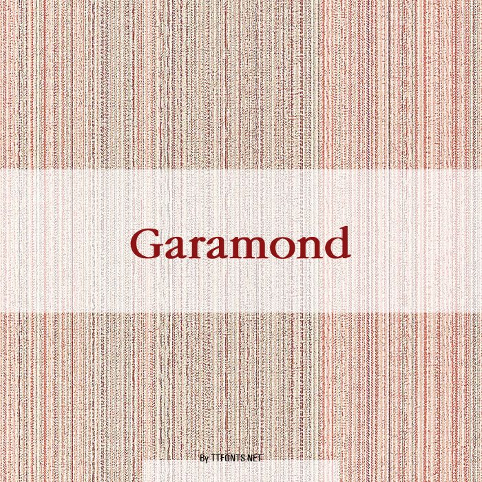 Garamond example