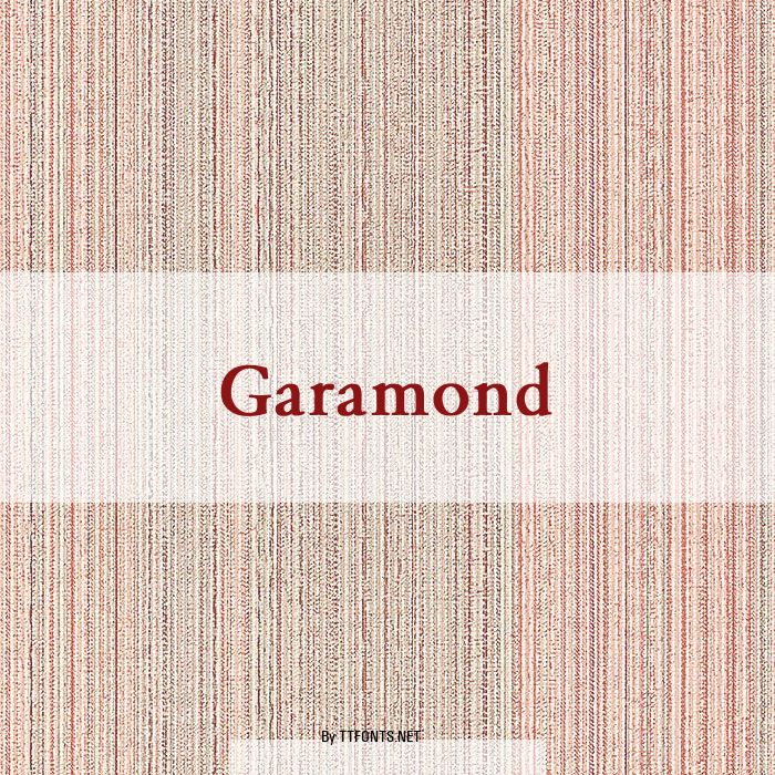 Garamond example