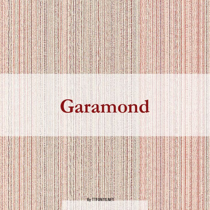 Garamond example