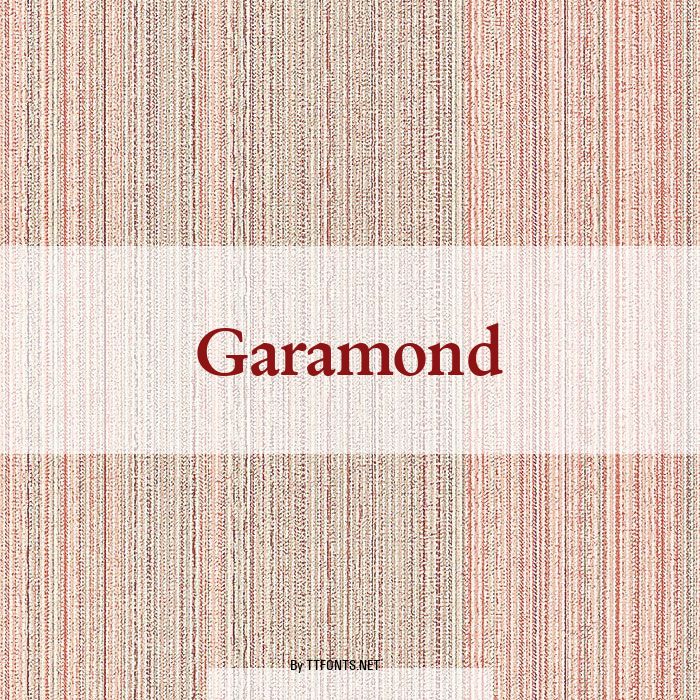 Garamond example