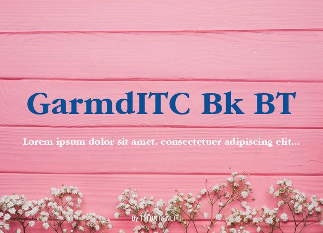 GarmdITC Bk BT example