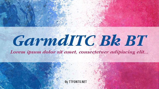 GarmdITC Bk BT example
