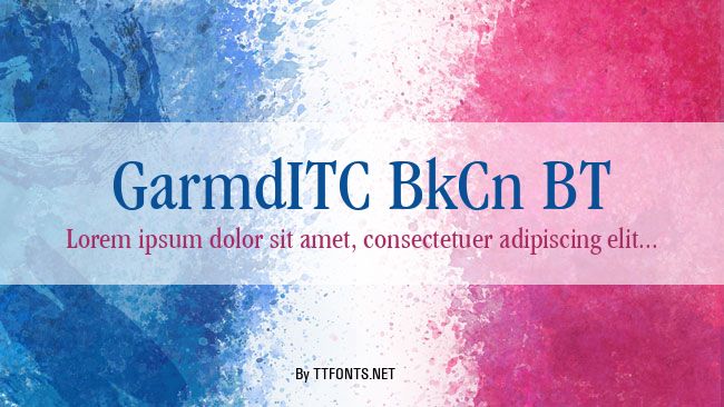 GarmdITC BkCn BT example