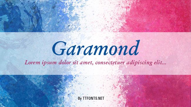 Garamond example