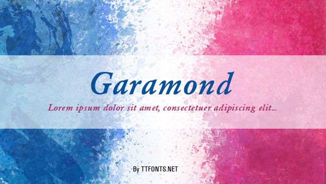 Garamond example