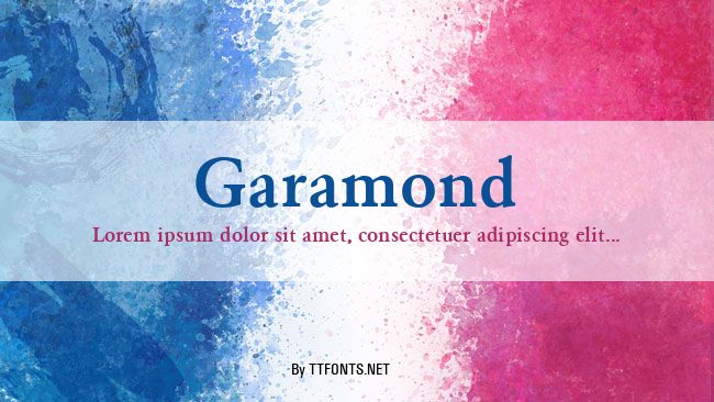 Garamond example