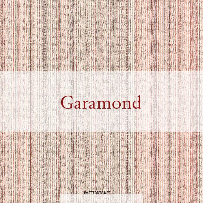 Garamond example