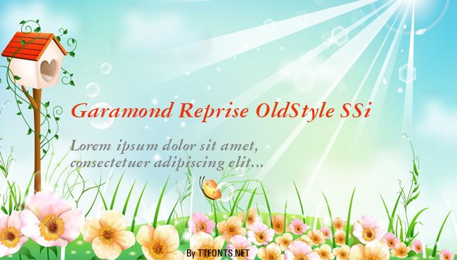 Garamond Reprise OldStyle SSi example