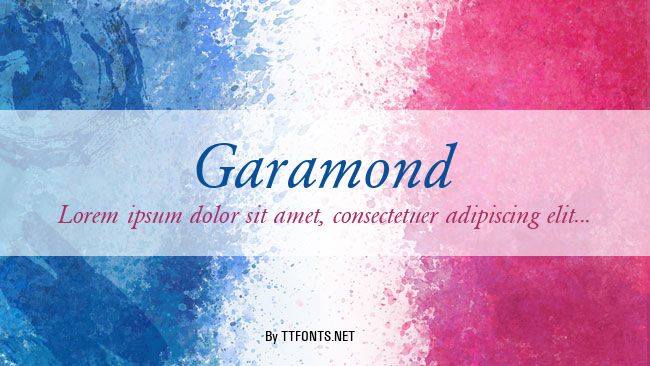 Garamond example