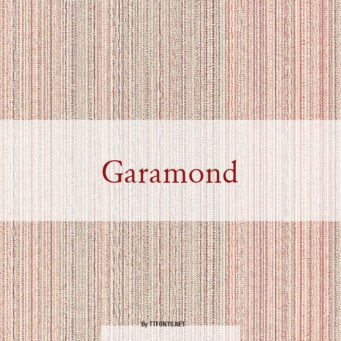 Garamond example