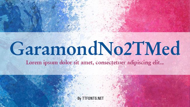 GaramondNo2TMed example