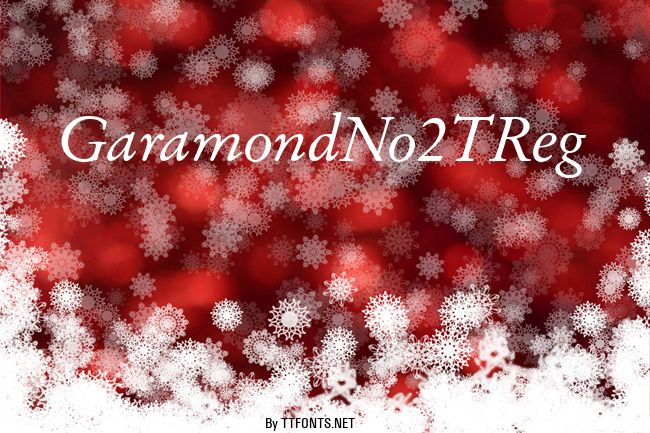 GaramondNo2TReg example