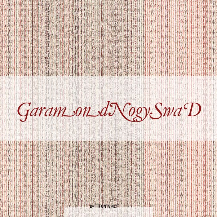 GaramondNo5SwaD example