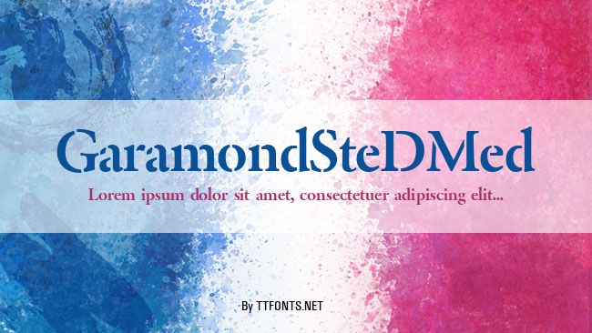 GaramondSteDMed example