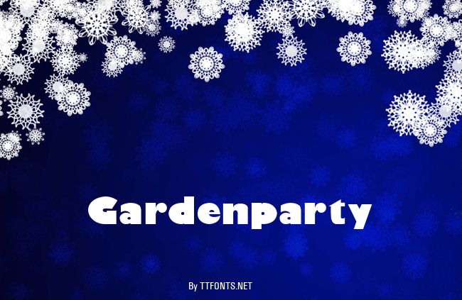 Gardenparty example