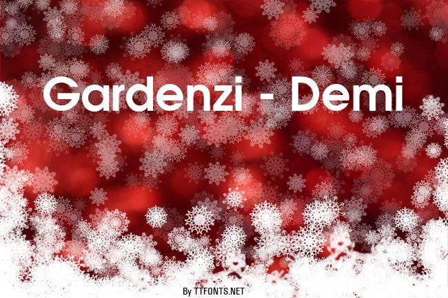 Gardenzi - Demi example