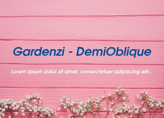 Gardenzi - DemiOblique example