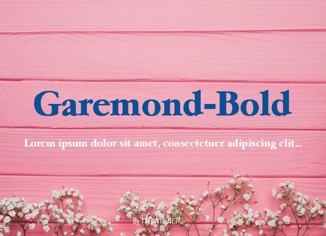 Garemond-Bold example