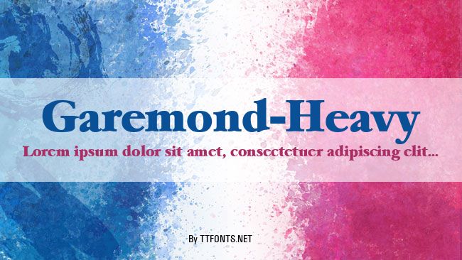 Garemond-Heavy example