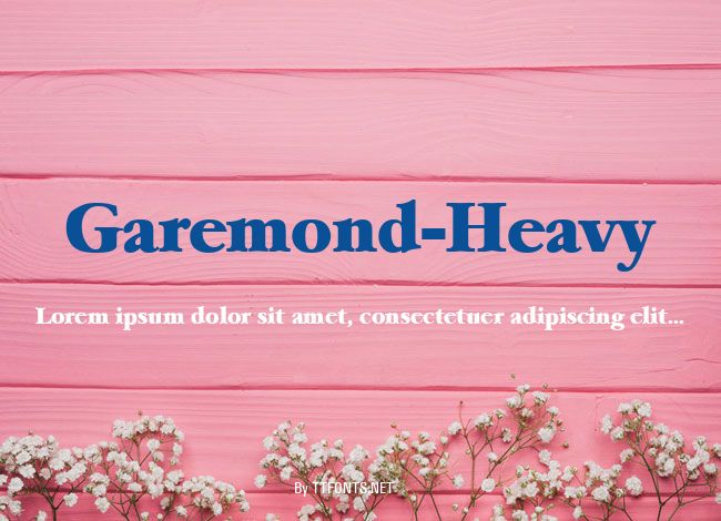 Garemond-Heavy example