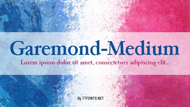 Garemond-Medium example