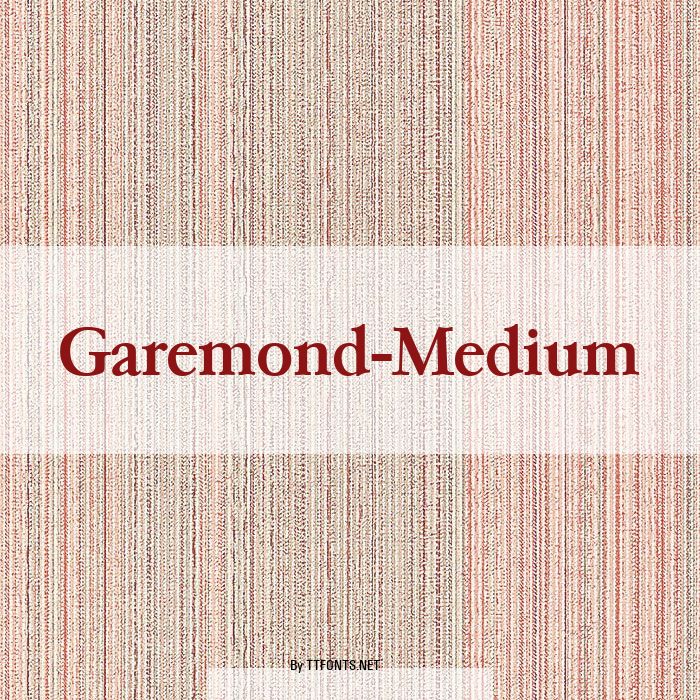 Garemond-Medium example