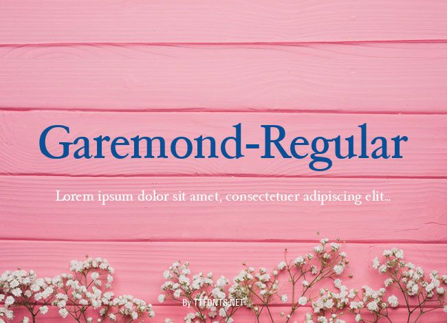 Garemond-Regular example
