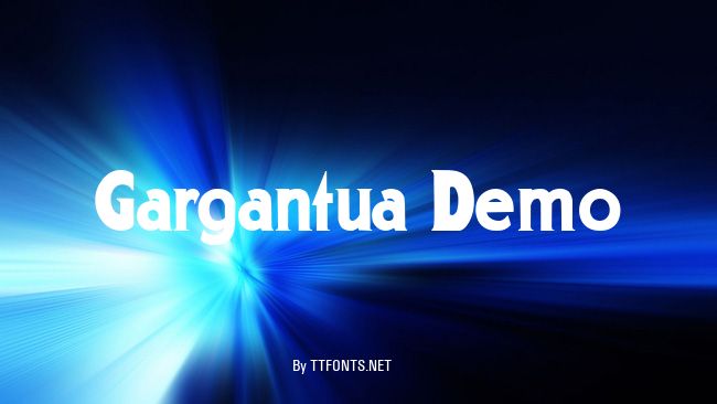 Gargantua Demo example