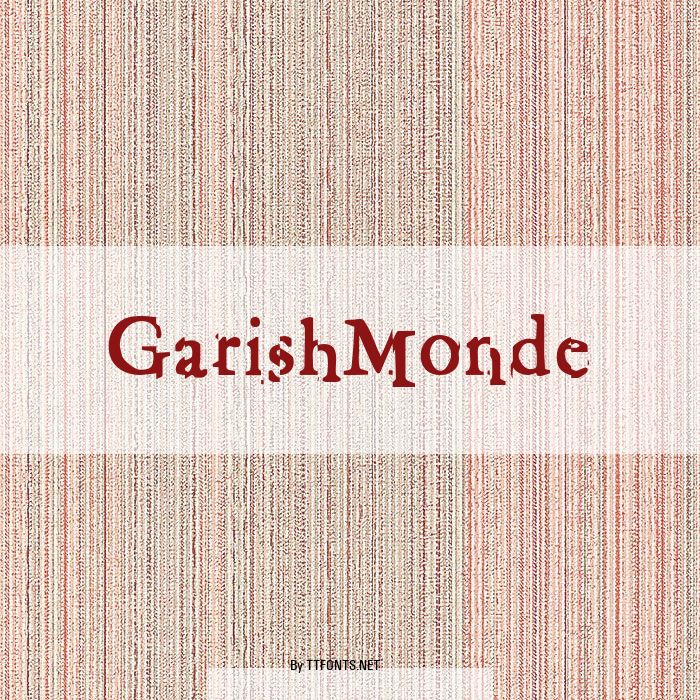 GarishMonde example