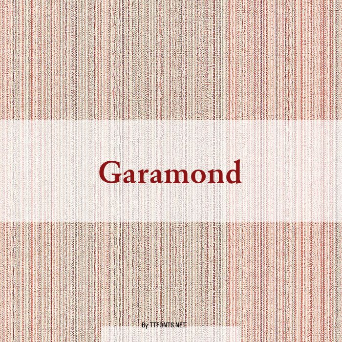 Garamond example