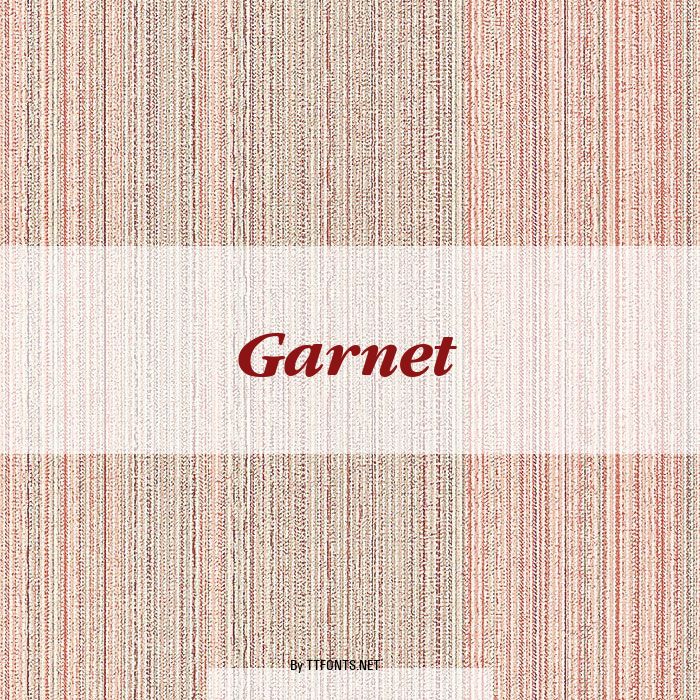 Garnet example