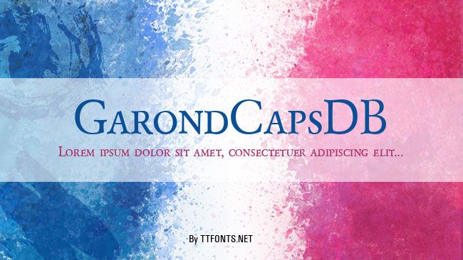 GarondCapsDB example