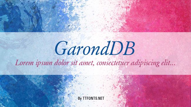 GarondDB example