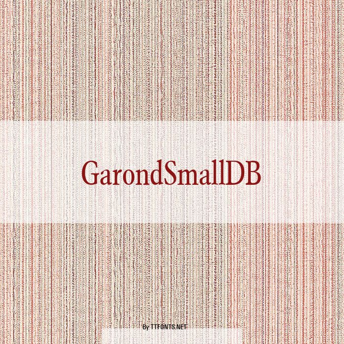 GarondSmallDB example