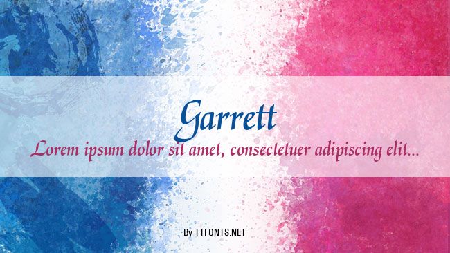 Garrett example