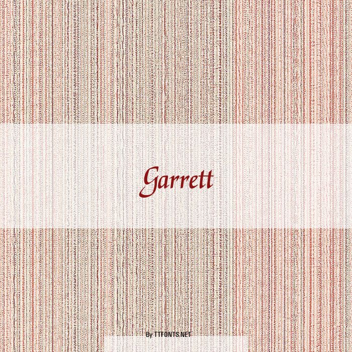 Garrett example