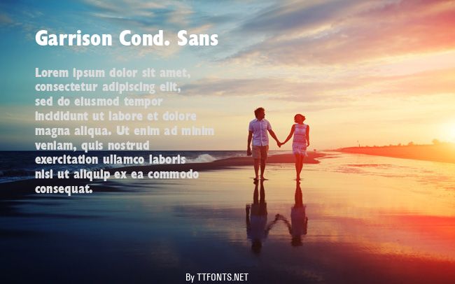 Garrison Cond. Sans example