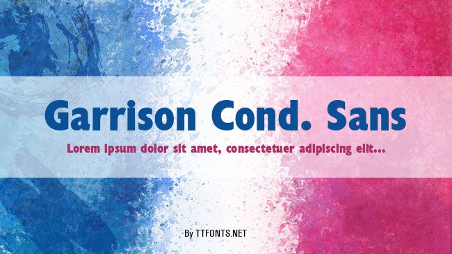 Garrison Cond. Sans example