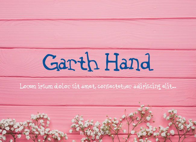Garth Hand example