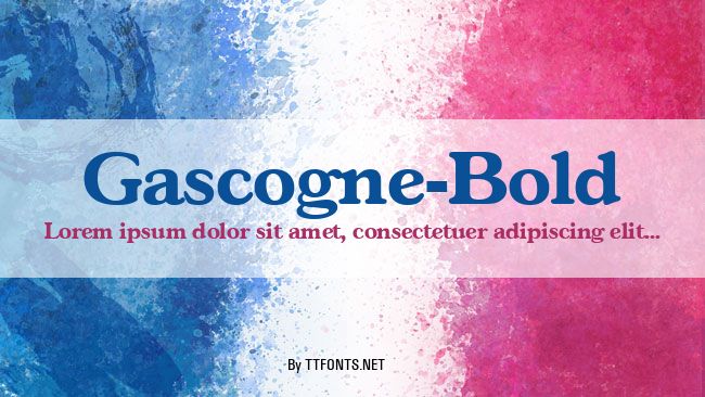 Gascogne-Bold example