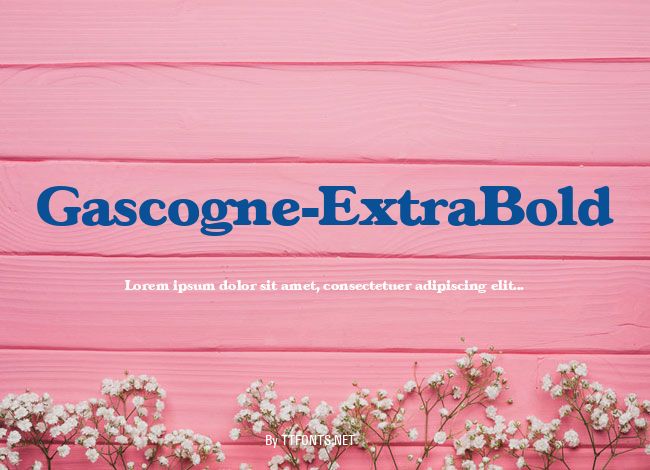 Gascogne-ExtraBold example