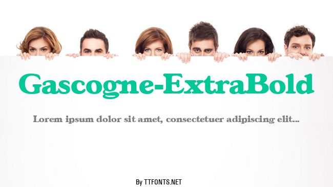 Gascogne-ExtraBold example