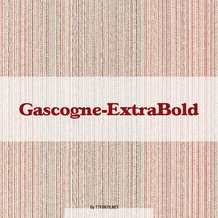 Gascogne-ExtraBold example