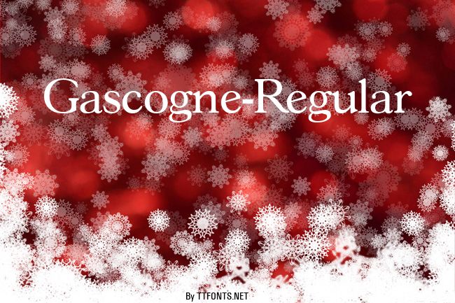 Gascogne-Regular example