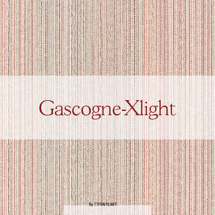 Gascogne-Xlight example